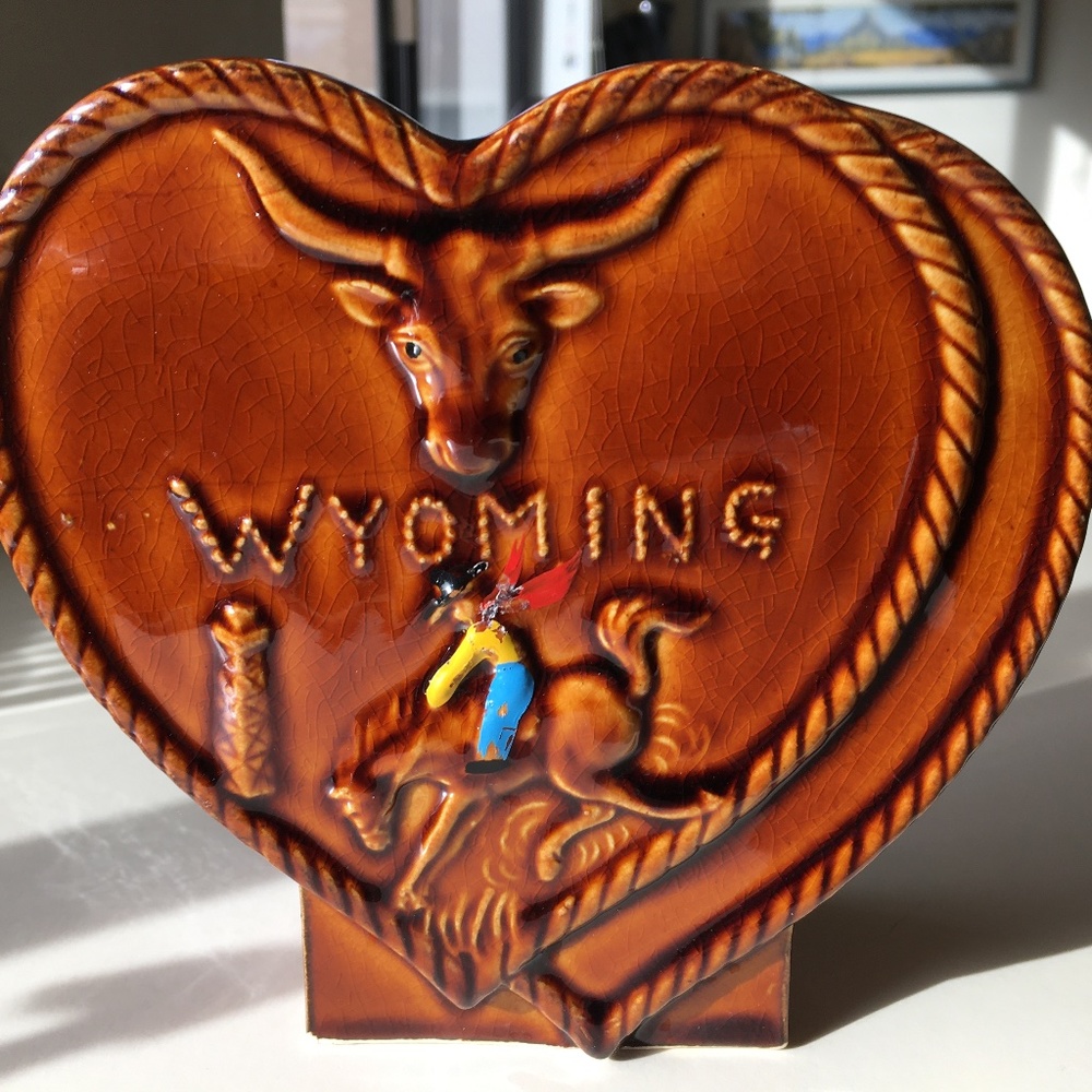 Wyoming Vintage Wall Vase